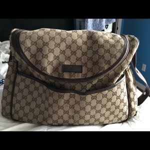 Authentic Gucci diaper bag